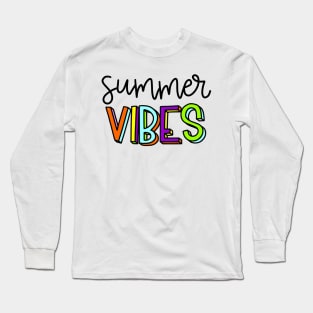 Perfect Summer- Good Vibes Long Sleeve T-Shirt